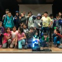 Alumnos de la Escuela Patricio Lynch participan en entretenida tarde de cine