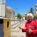 Campaña de Reciclaje tuvo una buena recepción entre los peregrinos
