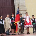 Colegio Parroquial resaltó tradiciones y valores patrios con un acto en la plaza Pedro Nolasco Videla