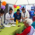 Estudiantes de AIEP La Serena efectuaron operativo de salud a adultos mayores