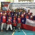 Delegación de karatecas andacollinos obtuvo segundo lugar en Panamericano