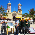 Alumnos de colegios urbanos y rurales de Andacollo mostraron sus hornos solares en Feria de Astro Cocción