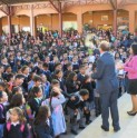 Colegio Parroquial de Andacollo da la bienvenida a los cerca de mil alumnos que estudian en sus aulas