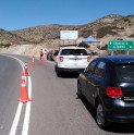 En el acceso norte de Andacollo comenzó la sanitización de todos los vehículos que llegan a la comuna