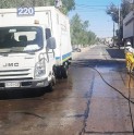 Empresas contratistas locales efectúan sanitización de calles y espacios públicos para prevenir contagios de Covid -19