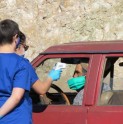 Se instala barrera sanitaria en acceso norte para prevenir contagios de Covid 19
