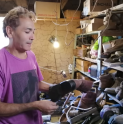 Andacollino perpetúa tradicional oficio de zapatero heredado de su padre