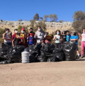 Estudiantes andacollinos participan en actividad para incentivar el deporte y el cuidado del medio ambiente