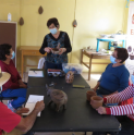 Integrantes del taller de greda de “ElToro” se capacitan gracias a un proyecto CAT
