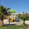 Instalan juego modular para niños  en la Plaza de Churrumata