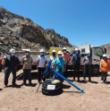 Proyecto CAT permite que pequeños mineros de Andacollo reciban kit de perforación