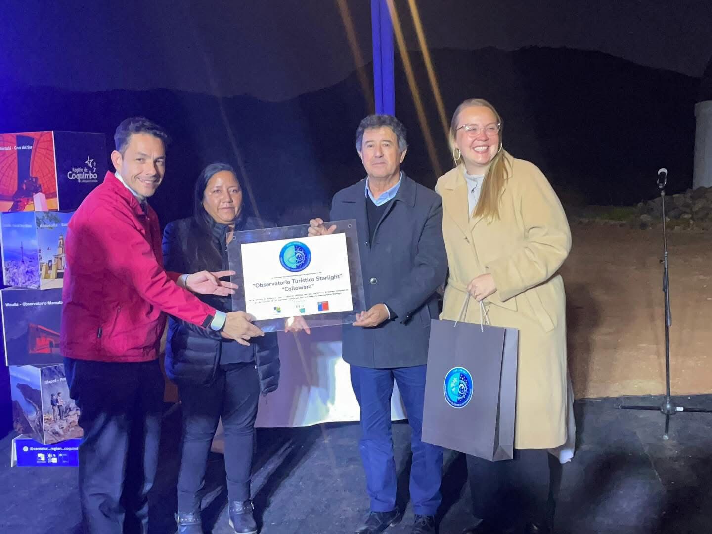 Cruz del Sur, Mamalluca y Collowara obtienen certificación internacional Observatorios Turísticos Starlight