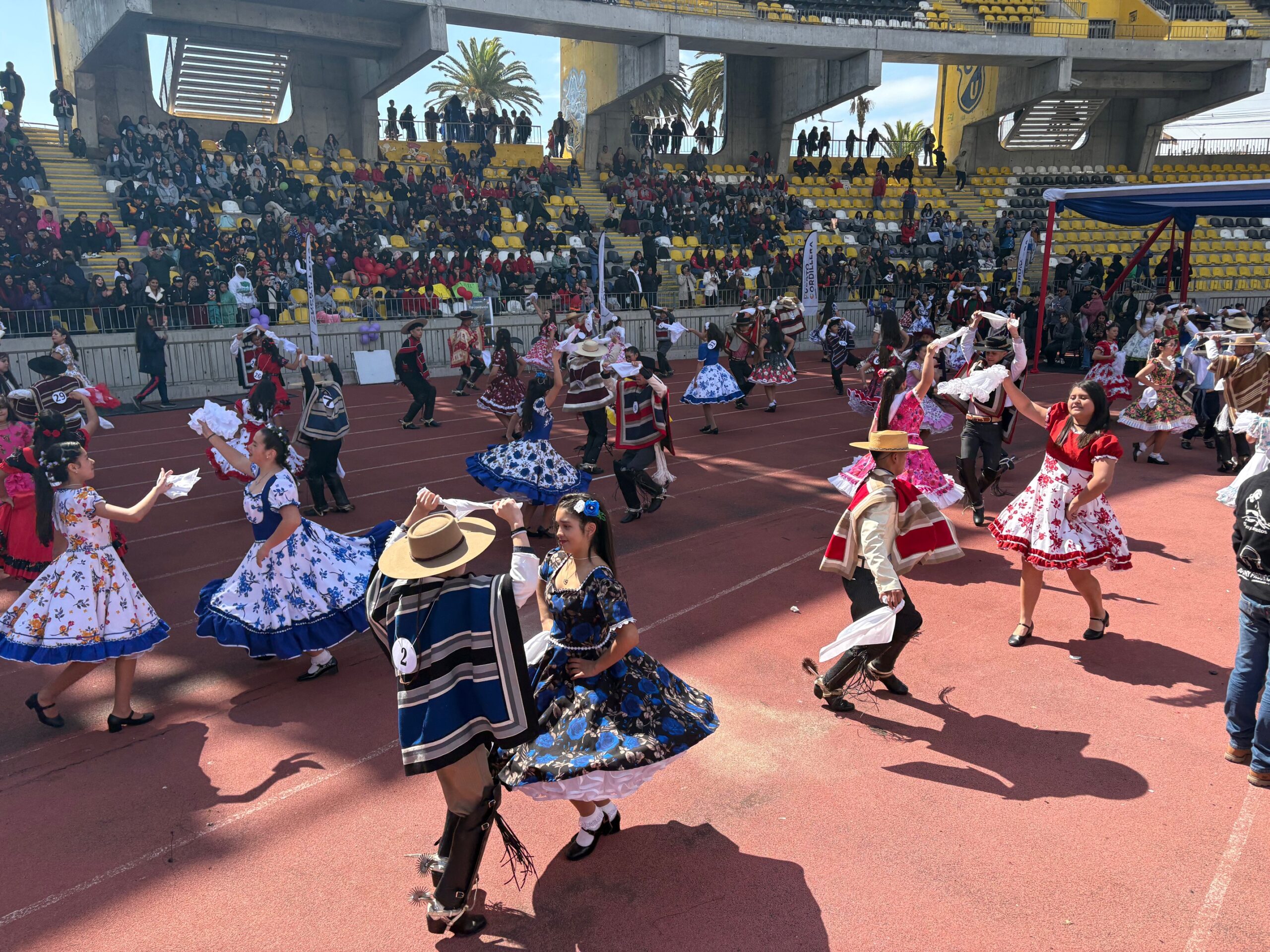 Cerca de ochocientos escolares de la Educación Pública vivieron emotivo territorial de cueca en Coquimbo