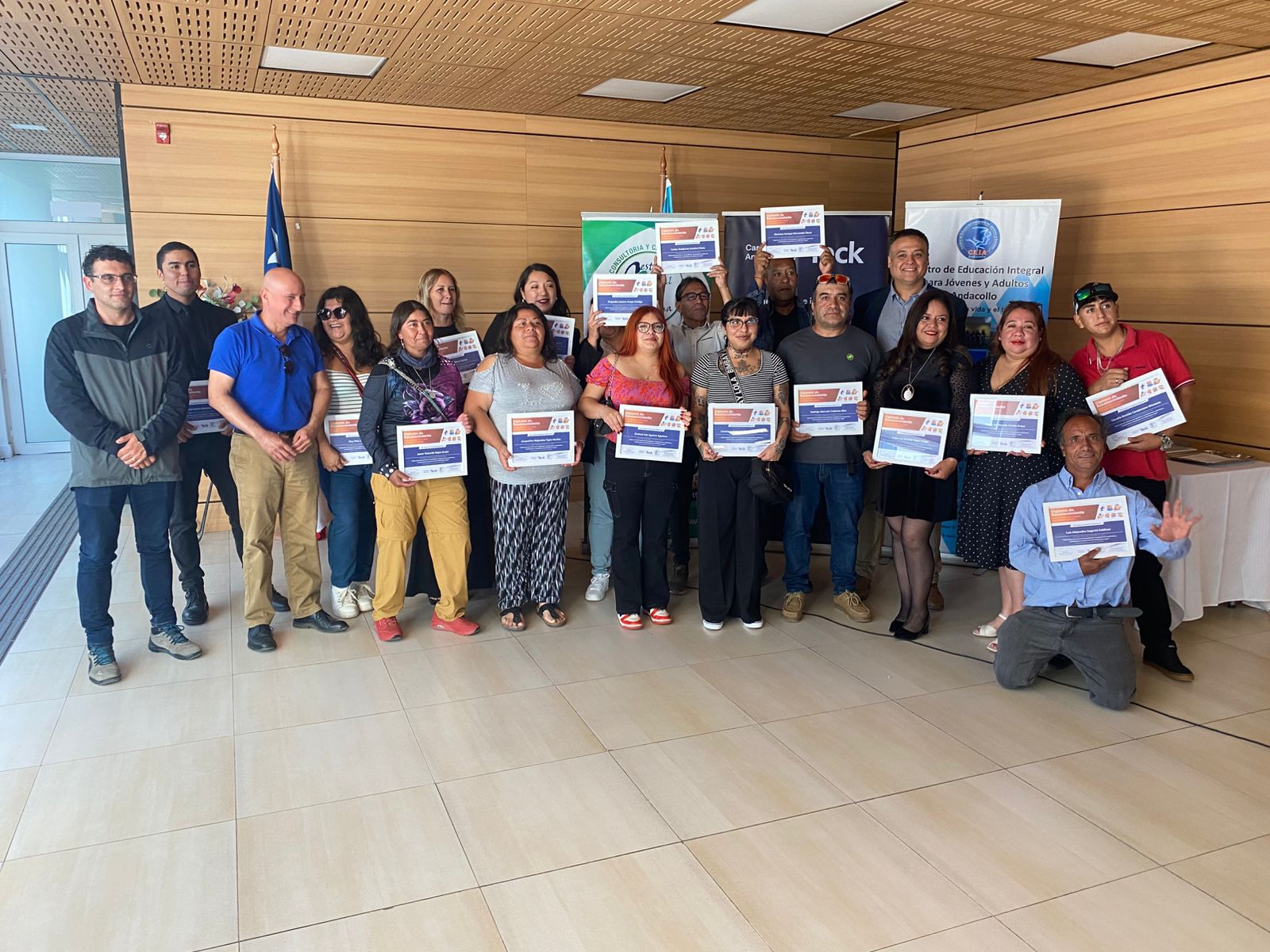 Estudiantes del CEIA de Andacollo son certificados en Gasfitería, Mantenimiento e Instalaciones Sanitarias