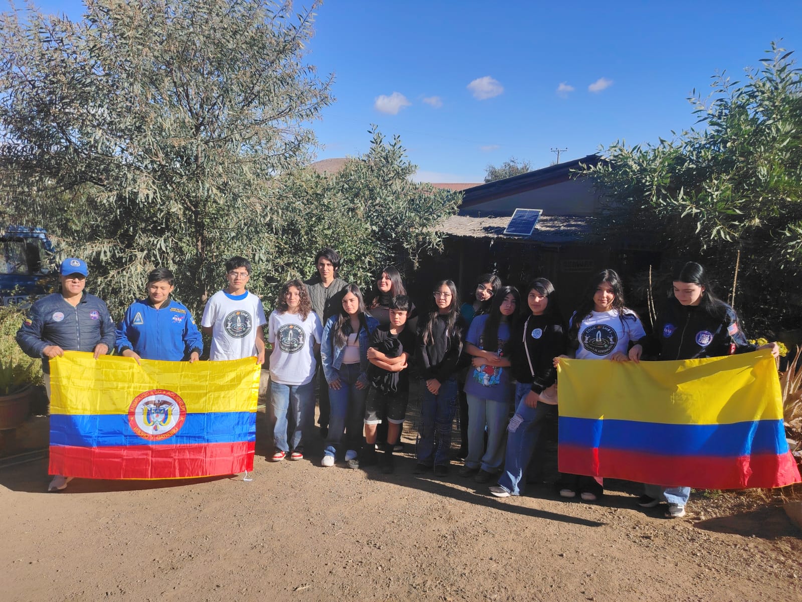 Astroclub Infantil de Andacollo fortalece lazos internacionales con visita de delegación colombiana
