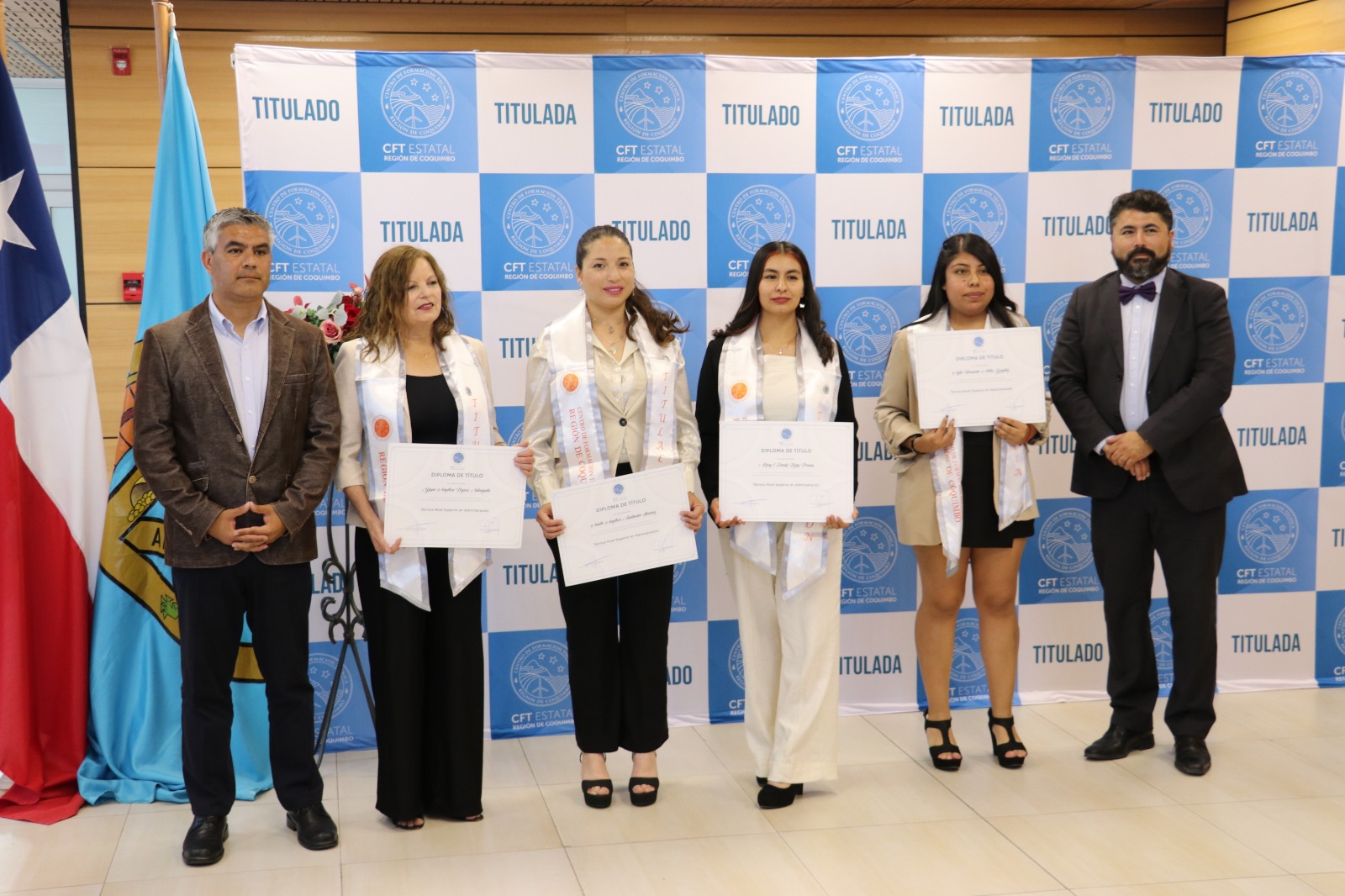 CFT Estatal de Coquimbo tituló a nuevos técnicos en Administración y Energías Renovables en Andacollo