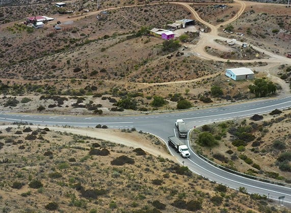 Teck informa sobre traslado de equipo por Ruta D-51